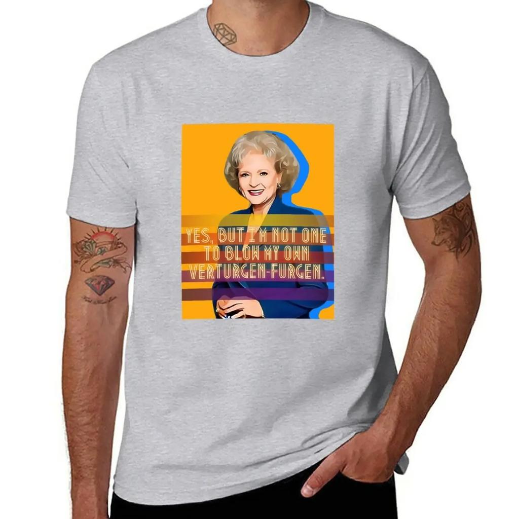 Rose Nylund T-Shirt animal prinfor boys blanks funnys t shirt for men