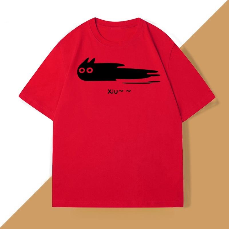 Funny Cat T Shirt for Unisex WOMEN Summer Cotton Short Sleeve Tshirt Unisex Round Neck Funny Cat Lover Tshirt Loose Clothing Tees