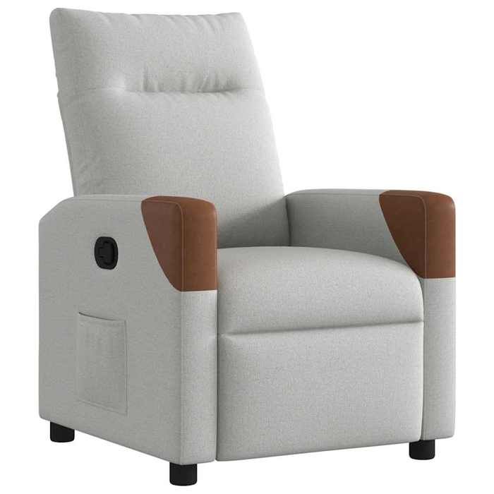 VidaXL Recliner Armchair Cloud Grey Fabric, Armchair, TV Recliner, Stroller, Recliner Armchair for People 4104808