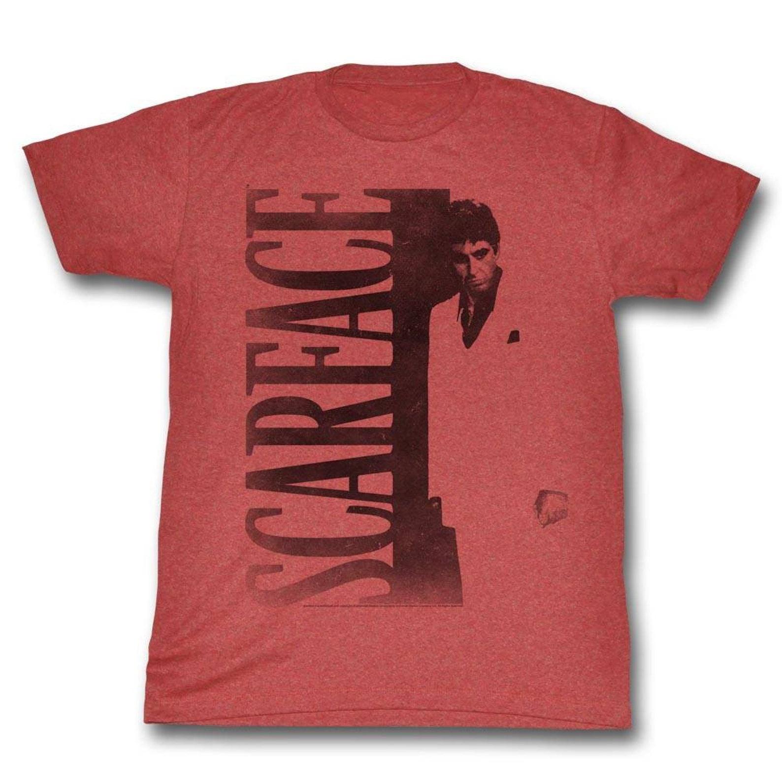 Scarface Scarface Red Heather T-Shirt M