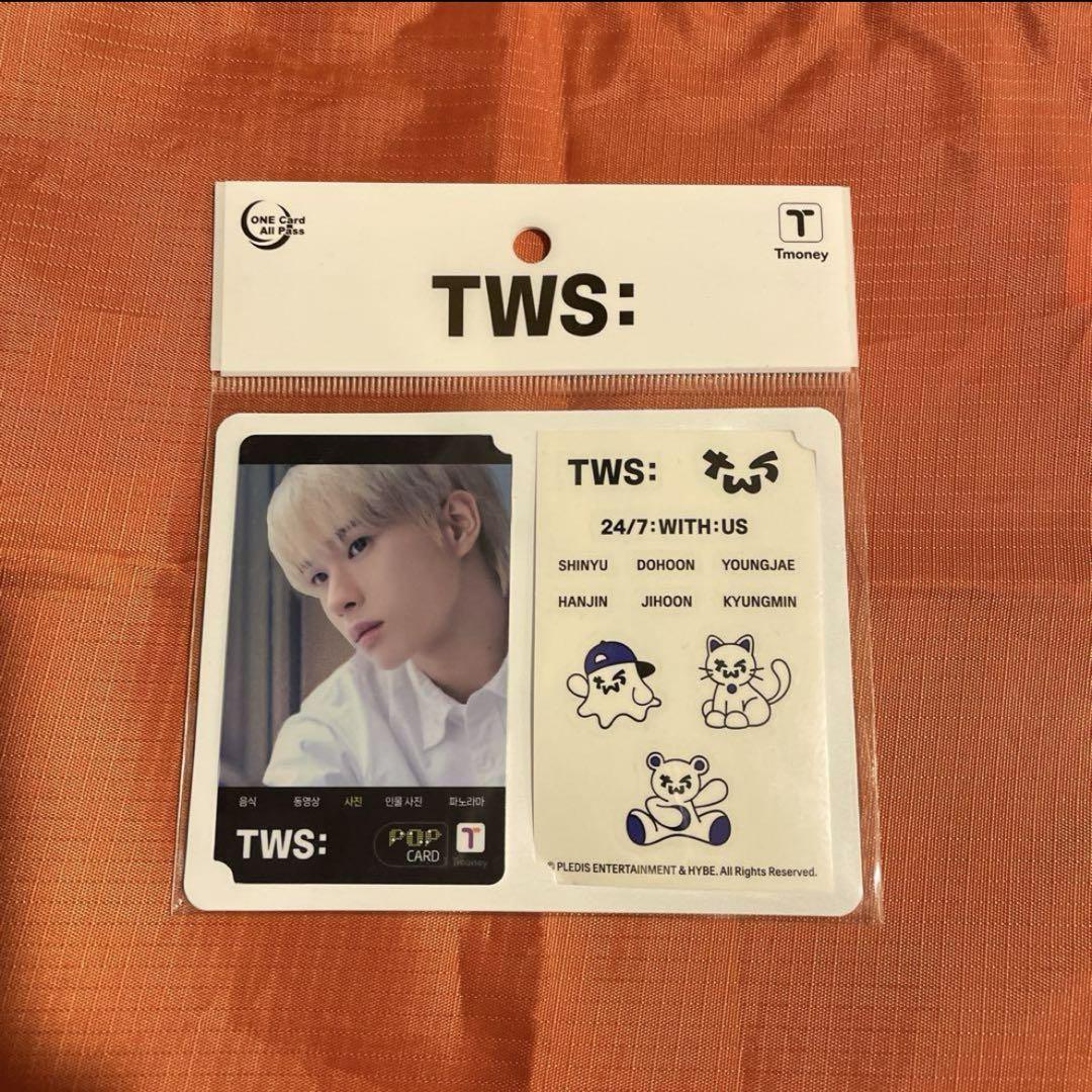 

[USED] TWS Korea Transportation Card tMoney Card Sticker Kyungmin