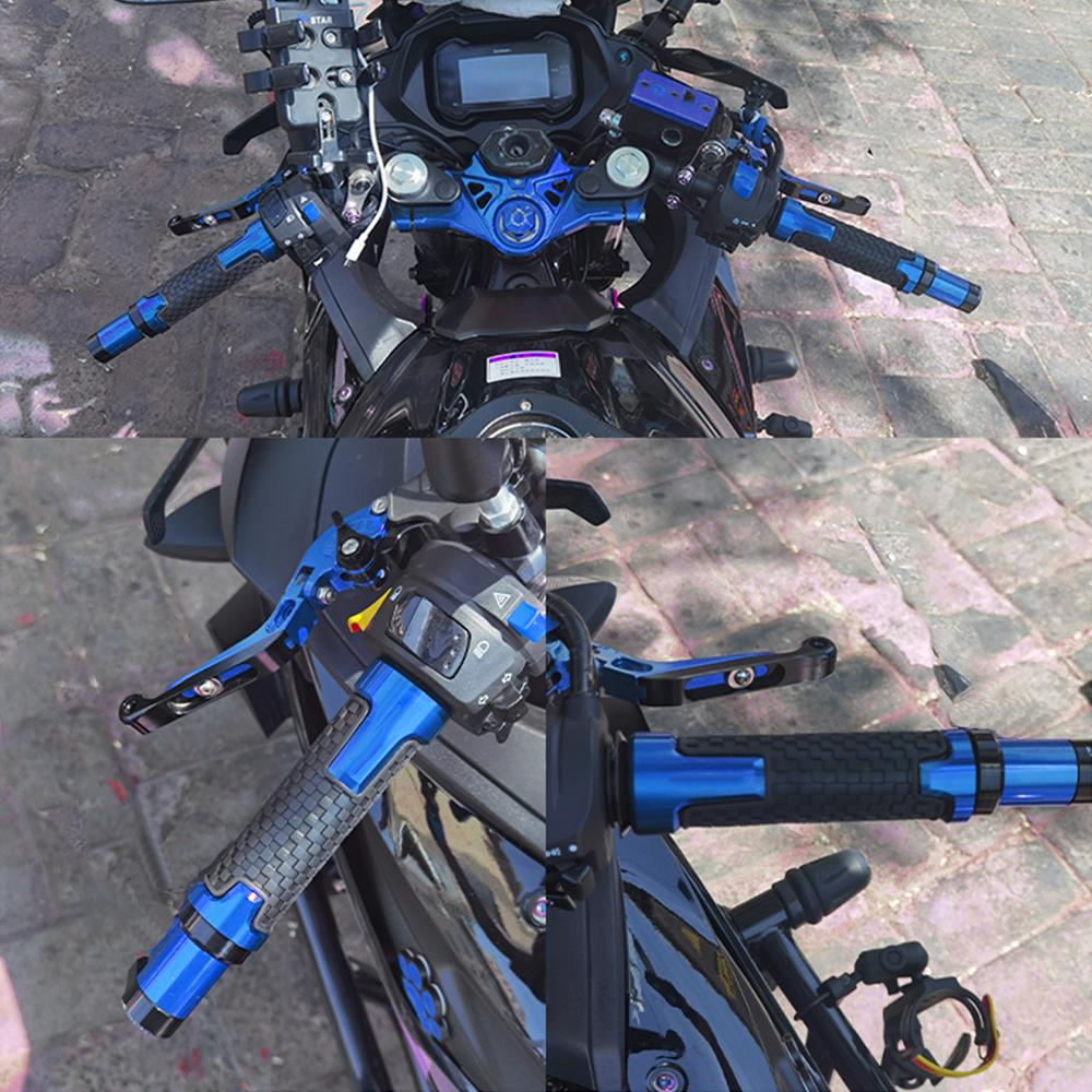 For YAMAHA DT125 DT 125 Motorcycle DT125 Lever Adjustable Brake Clutch Levers Handlebar Handle Grips 1987-2006 2005 2006