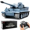 1:16 Remote Control German Tiger Tank Model – Fires Cannon, Emits Smoke, Infrared Combat Capable.