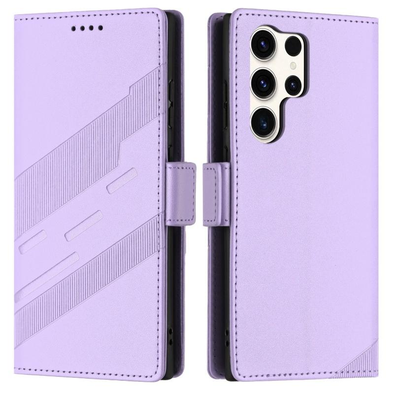 Thin Suede Magnetic Flip Leather Phone Case for Samsung Galaxy S25 FE S24 Ultra S23 Plus S22 S21 S20 S10 Wallet Card Cover Coque