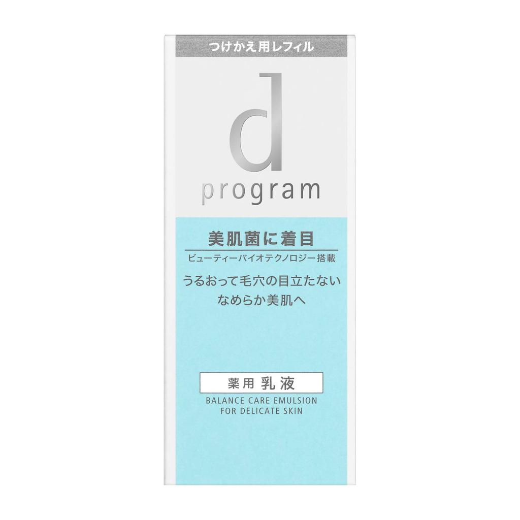 d program Balance Care Emulsion MB Lotion Refill For Sensitive for Minimizing the Appearance of 100mL [Official] [Quasi-drug] Skin, Pores,