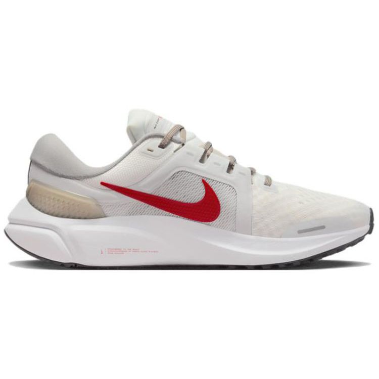 Nike  Air Zoom Vomero 16 White University Red Women Sneakers Cream Summit-White Light-Iron-Ore DA7698-103