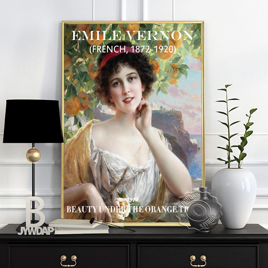 Emile Vernon Französisches Museum Wandkunst Poster Drucke Bild Ausstellung Leinwand Malerei Wohnzimmer Heimdekor Kein Rahmen