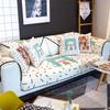 Cartoon Autumn and Winter Sofa Cushion Simple Modern Plush Non-slip Cushion Sofa Towel Cover Cover