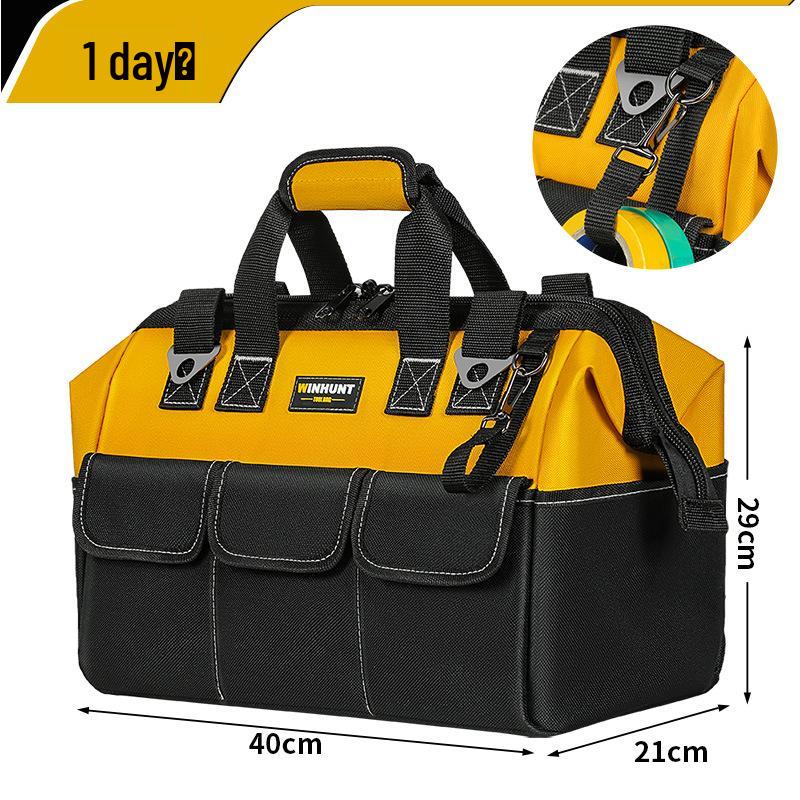 Portable Multifunctional Tool Bag: Durable, Wear-Resistant Canvas for Hardware Repairs and Electricians