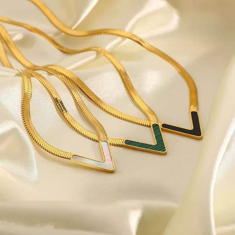 Fashion Hip-hop Style V-shaped Necklace For Women Ladies