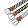 Men's Casual Woven Canvas Pin Buckle Belt