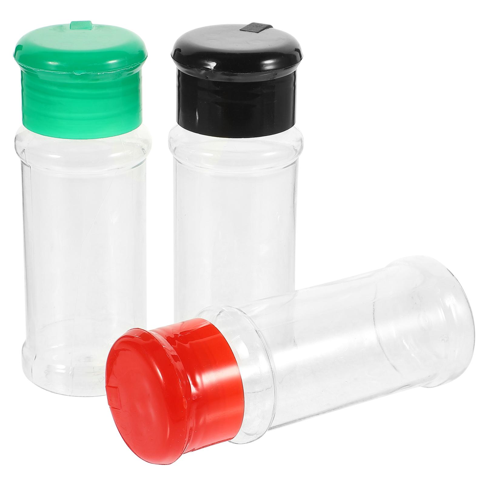 15pcs 100ml Seasoning Powder Bottle PepperSalt and Dispenser Kitchen Containers Spice Shaker Condiment Jar Abs