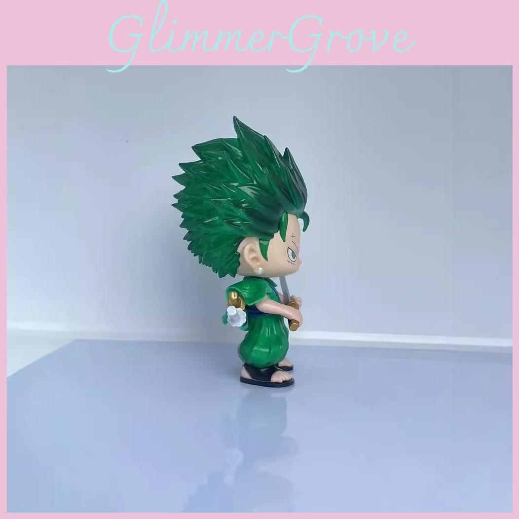 Stunning Piece One Zoro Q Version Figure 15cm Pvc Adorable Collectible For Fans
