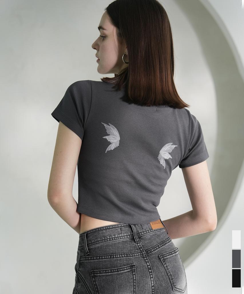 VIVACIOUS Wings Crop T-Shirt - 3Col