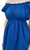 Bimba Women's Off shoulder Puff Sleeve Tops Elastic Waist Blouse Cotton
