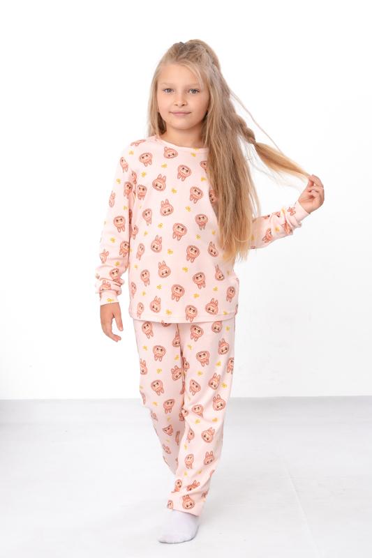 Pijama Takımı (kızlar) – Uzun Kollu Üst & Lastikli Belli Pantolon, LABUBU, Her mevsim, 6076-016-5 HC