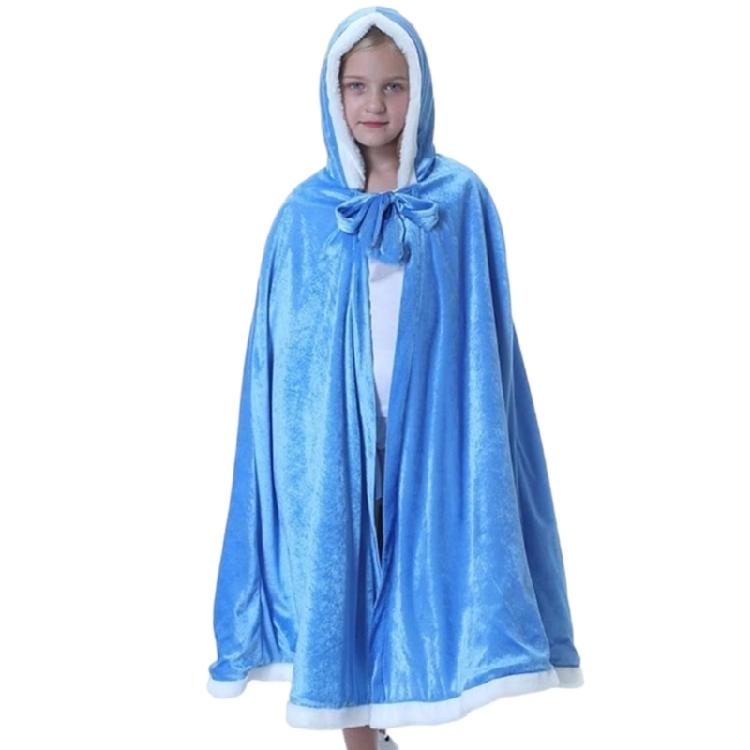 Princess Dressing up Costumes Princess Cloak with Hood Furs Short Hooded Cloak Cosplay Halloween Christmas Costumes