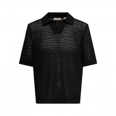 Only Mens Knitted Short-Sleeved Polo Shirt