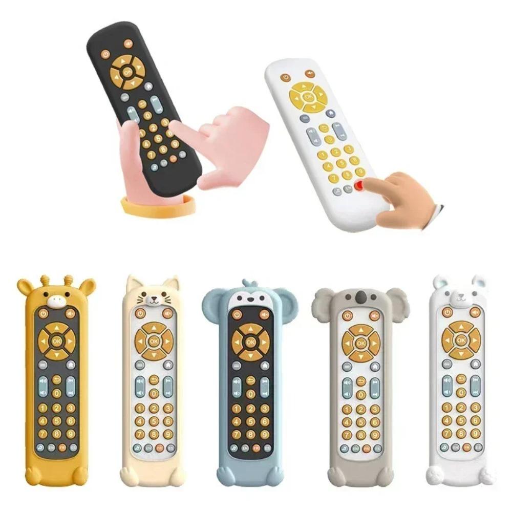 Baby-Simulations-TV-Fernbedienungsspielzeug mit Musik und Licht Musikalische Baby-Spielzeug Sensorische Fernbedienung Kinder Baby-Spielzeug für 1 2 3 Jahre