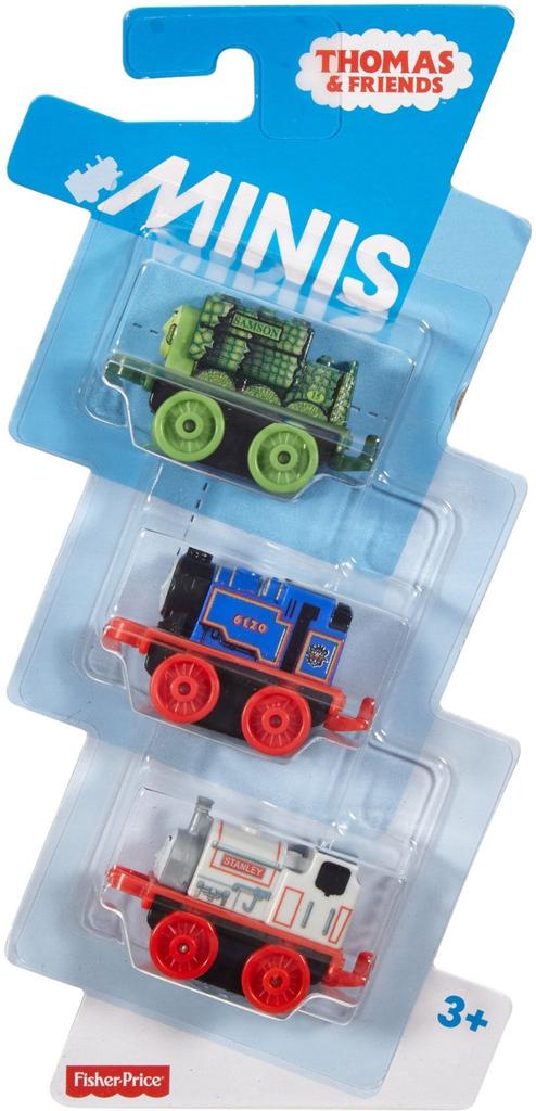 Thomas, die kleine Lokomotive DWG37 Spielzeugeisenbahn (3 Pack)