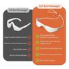 3D Eye Massager Electric Under-Eye Massager EMS Eye Massager Eye Fatigue Relief Red Light Eye Massage Glasses