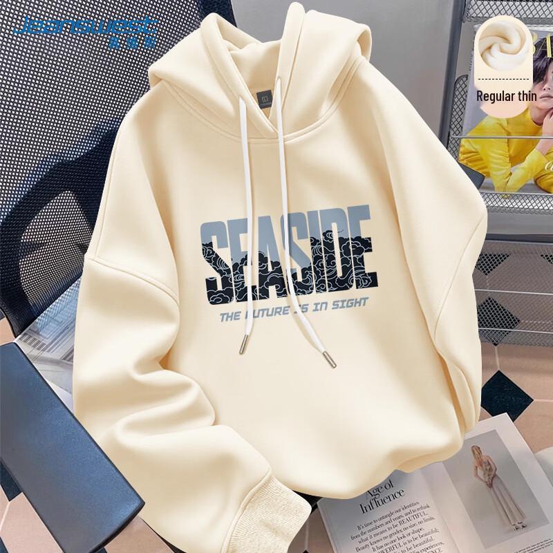 Jeanswest Men s Hooded Graphic Sweatshirt L