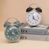 Classic Quartz Student Alarm Clock With Dual Bells For Home And Office Use