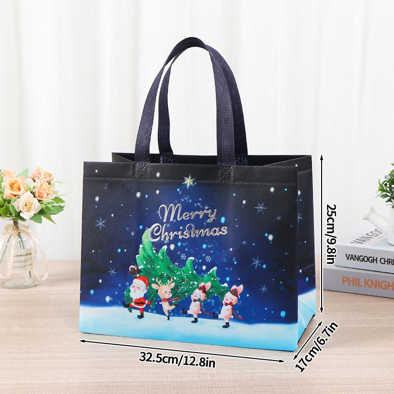 Christmas Gift Bags Large Capacity Gift Bag Wedding Gifts for Guests Christmas Candy Bags Santa Sacks Suministros Navideños