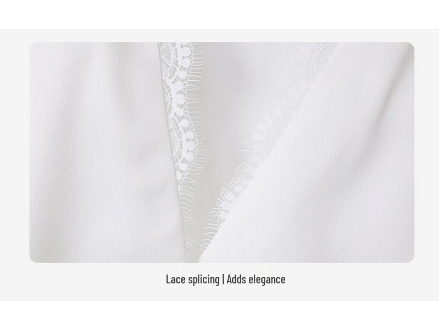 Black Spring/Summer Satin Lace Trim Vest – Slimming Women's Elegant Layered Top