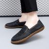 Men's Casual Leather Shoes Loafers Moccasin Breathable Slip On Boat Soft Driving Shoes