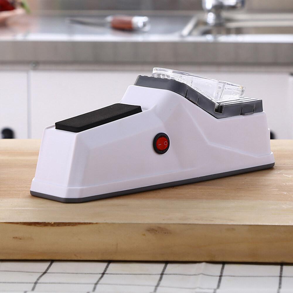 

Точилка для ножей Профессиональная USB электрическая точилка для ножей Регулируемая для кухонных ножей Инструмент European version