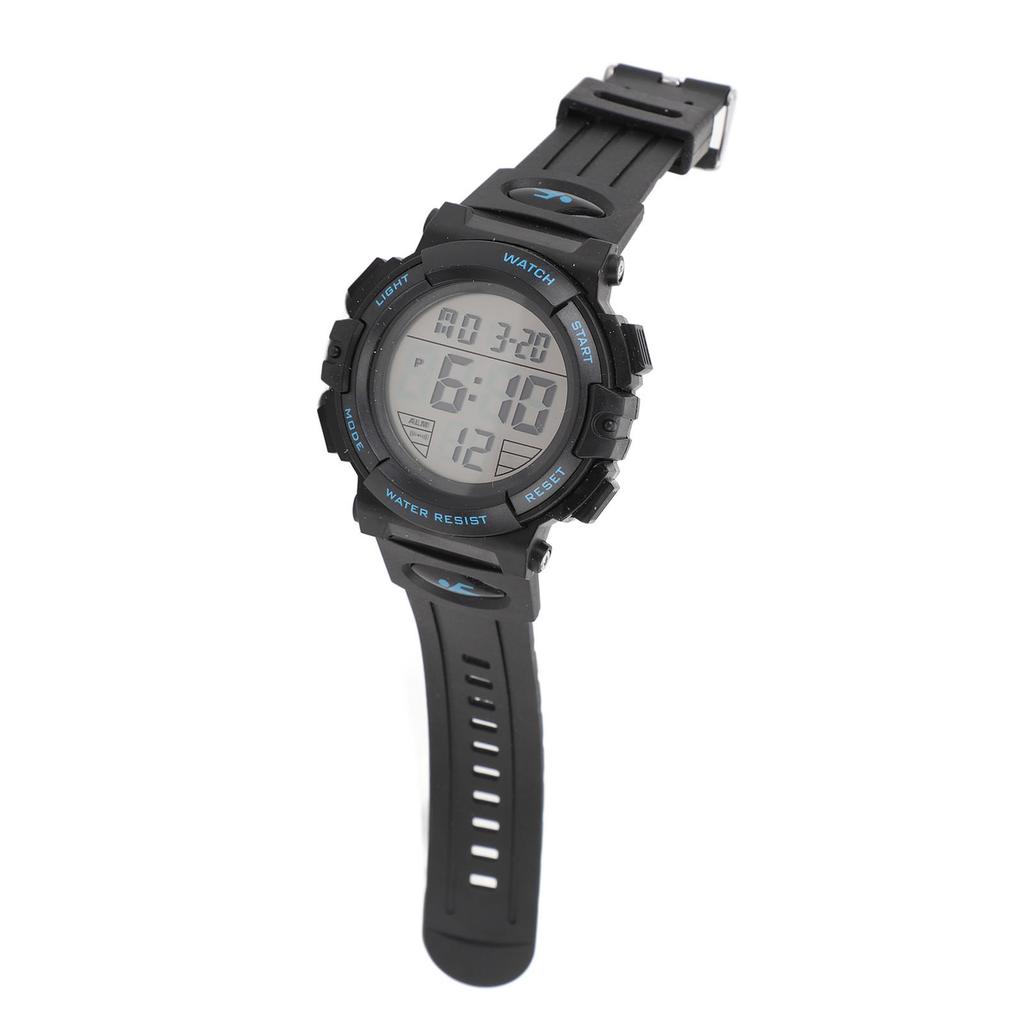 Men Digital Watch with Calendar and Alarm Clock Waterproof Nightlight Electronic Sports Watch for Outdoor Activities