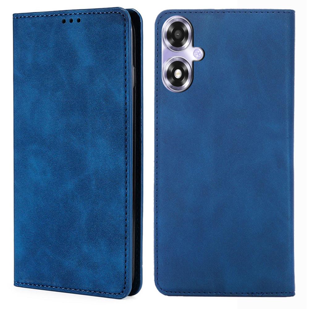 For Oppo A2x 5G/A2m 5G Card Slots Phone Case PU Leather Stand Mobile Phone Cover