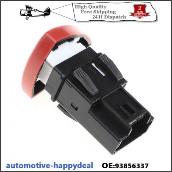 For VAUXHALL LAGUNA VIVARO TRAFIC RENAULT HAZARD WARNING LIGHT SWITCH 93856337