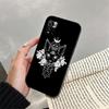 Witch Cat Art Phone Case for Xiaomi Redmi note 13 12 Pro 11S 11 10 Pro 10S 12S Redmi 10 13C 9C Funda