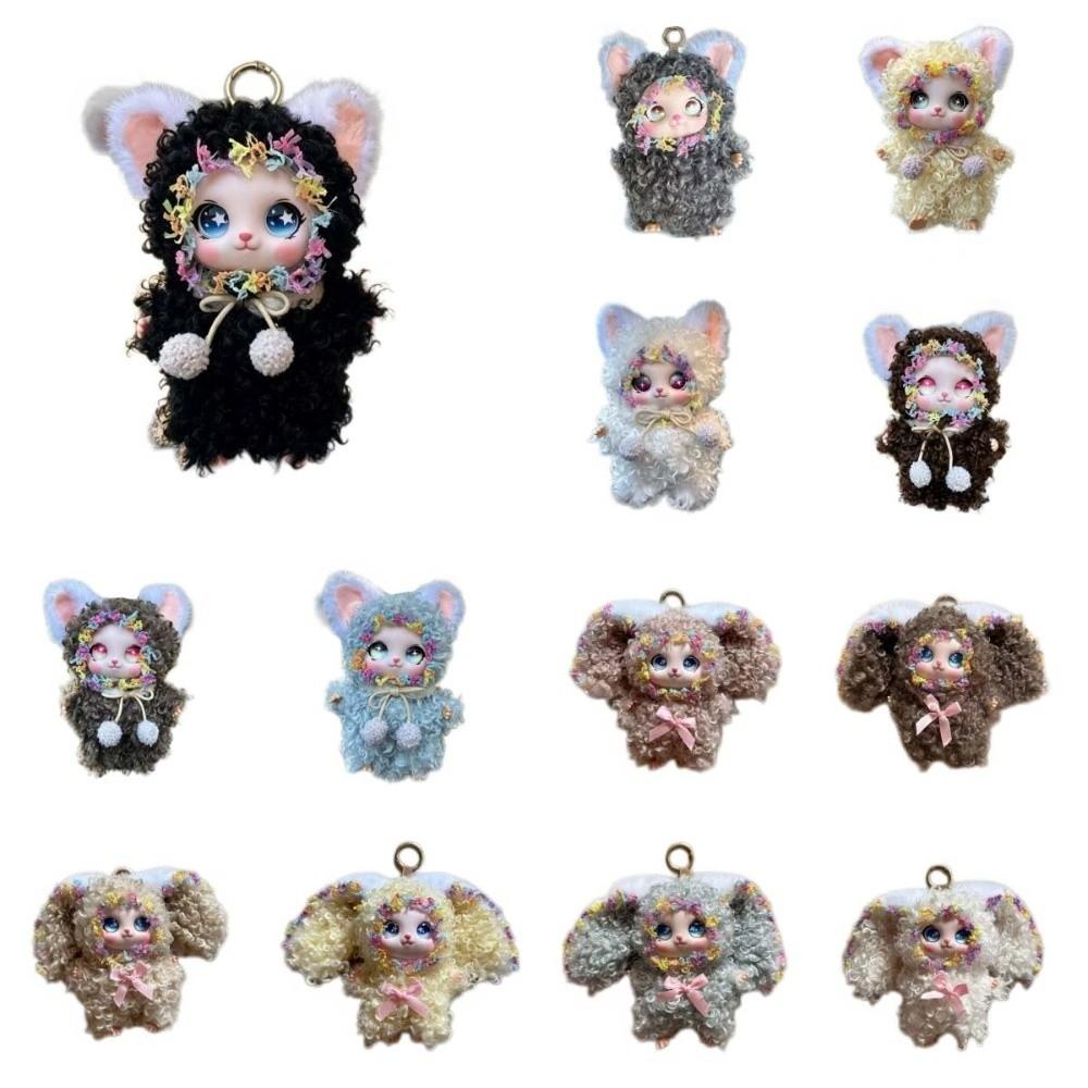 Ornaments Rabbit Doll Figures Bag Hanging Bunny Plush Doll Pendant  Backpack Decor