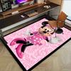 Minnie Mouse Pink Adventure Carpet For Playroom Bedroom Living Room Sofa Home Decorkids Game Area Rug Nonslip Floor Mat