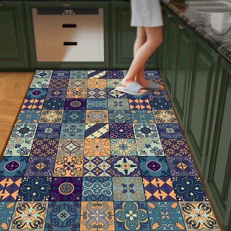 

Дверной коврик ПВХ Бытовой Дверной Нескользящий Коврик для Ног Дверной Коврик Входит в Дверь Кухня Можно Вытирать Входной Коврик для Веранды 160 * 200cm орхидейный