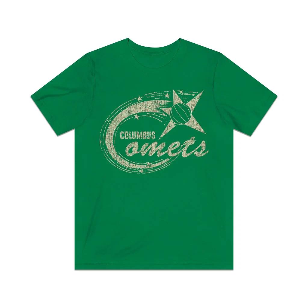 

Columbus Comets Basketball 1964 Vintage Men s T shirt 3XL