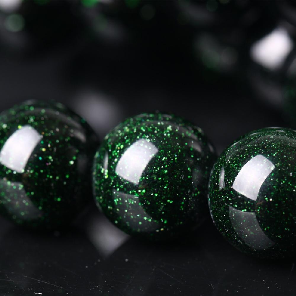 Green SandStone Round Natural Stone Beads 15"Strand Smooth Loose Spacer Beads 4/6/8/10/12mm for Jewelry Making DIY Bracelets Accessories