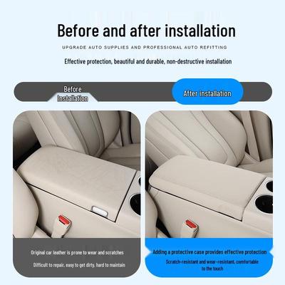 Luxeed R7 Center Console Armrest Box Protector for 24-26 Models - Comfortable Elbow Rest Pad