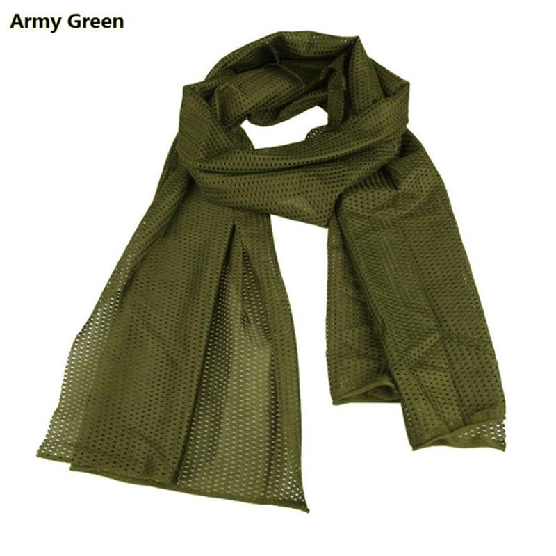 

Військово-тактичний камуфляжний шарф, сітка, дихаюча пов язка на голову, сітчастий шарф для чоловіків Army green
