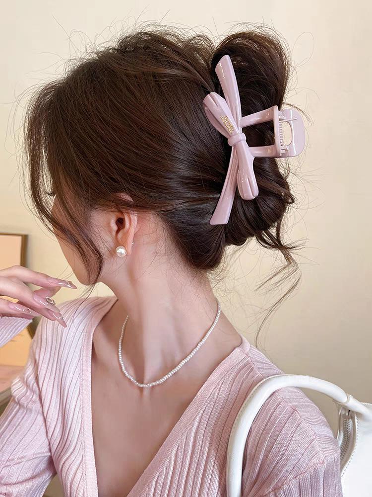 2025 Leopard Print High-End Large Shark Hair Clip for Women