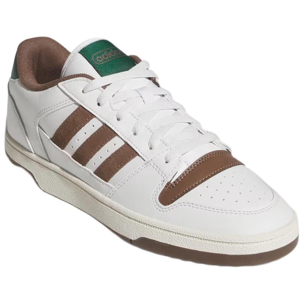 Adidas Break Start Comfortable Versatile Low-Top Skate Shoes Unisex Sneakers White JQ5302