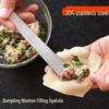 Food-Grade Stainless Steel Dumpling Filling Scoops (3-Pack)