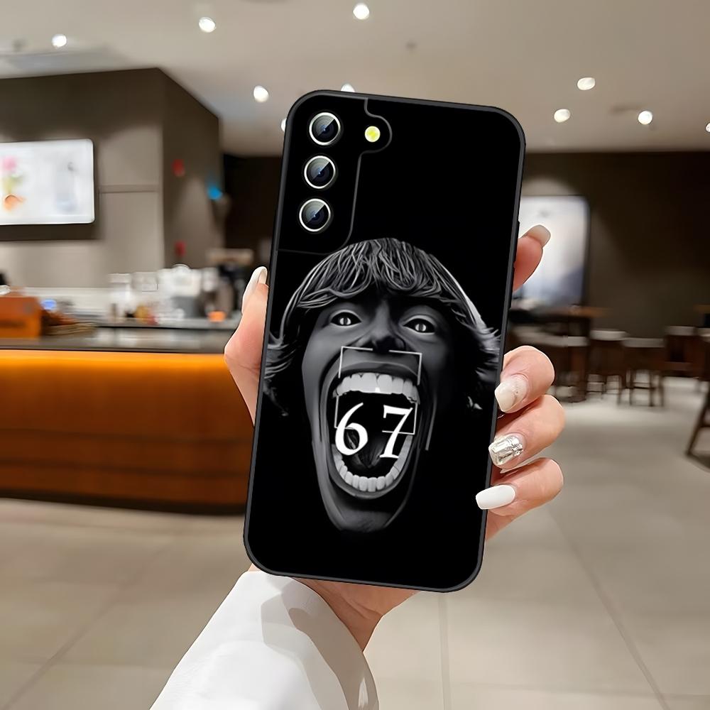 67 Six Seven Phone Case For S25 Samsung S26 S24 Ultra S22 S23 S20 Fe S21 Plus A54 A34 A16 A53 Back Cover