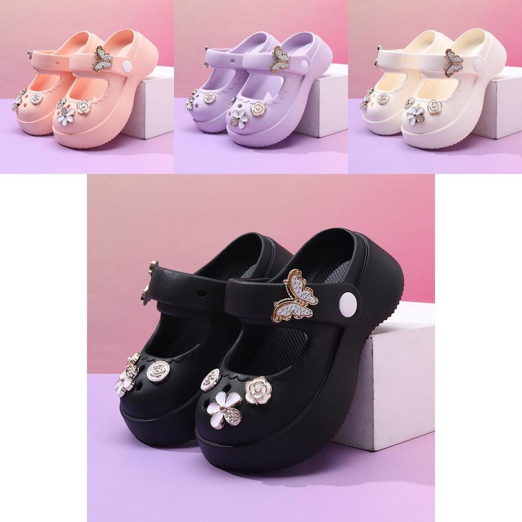 Comfortable Summer Kids Eva Mary Jane Sandals Non-slip Princess Beach Shoes For Girls