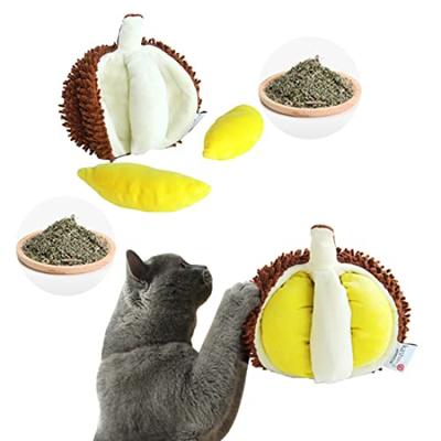 Kashima Dikenli Yüzeyli Durian Şeklinde Oyuncak Evcil Hayvan Malzemeleri Köpek Kedi Çiğneme Oyuncağı İpli Oyuncak Küçük Köpekler Orta Boy Köpekler Stres Giderici Ses Çıkarır Bitkisel Kedi Nanesi Dahil