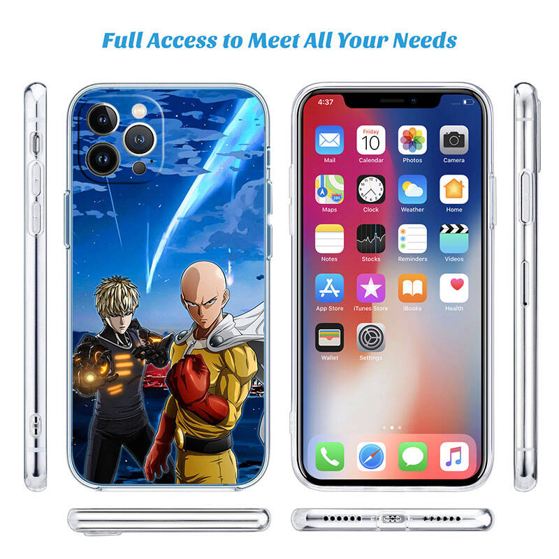MH126 One Punch Man Phone Case for Motorola Edge 20 30 S30 40 50 Fusion Lite Plus Pro Neo Ultra One Power Action Macro Hyper Vision Zoom