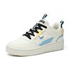 Anta Life Collection Lightweight Breathable Wear-Resistant Slip-Resistant Low-Top Skateboard Shoes Women's White Blue Sneakers